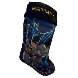 Batman Black and Blue Holiday Stocking